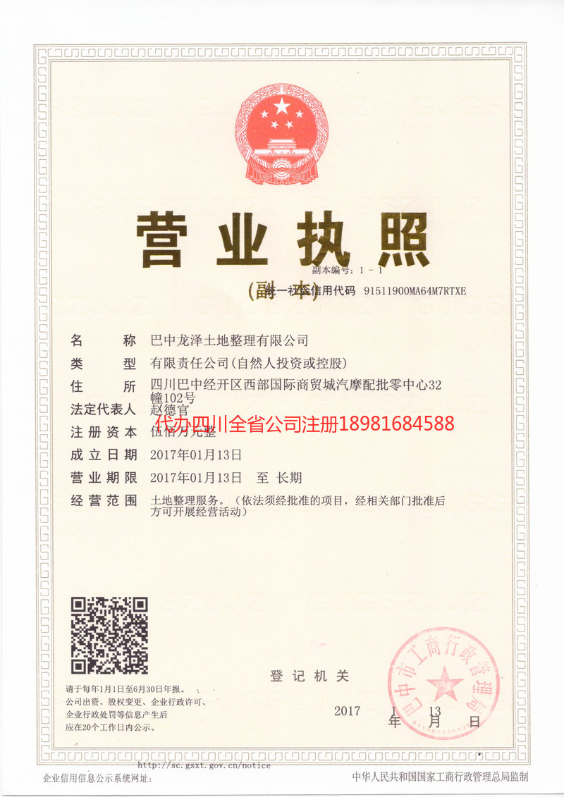 垫江垫江龙泽土地整理有限公司